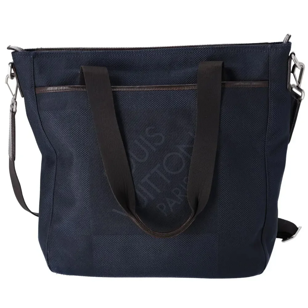 Louis Vuitton Damier Geant Jongleur Tote Bag Blue Ocean Canvas